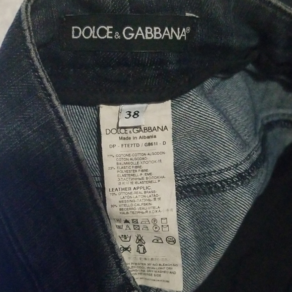 Dolce&Gabbana Jeans Black Size 38 - Picture 3 of 8